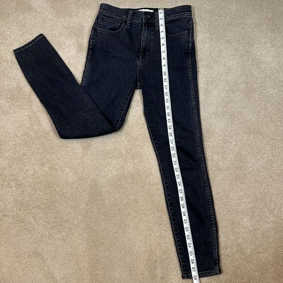 Madewell Dark Grey 10” High Riser Skinny Skinny Women Jeans Denim Size 26 - Picture 8 of 8